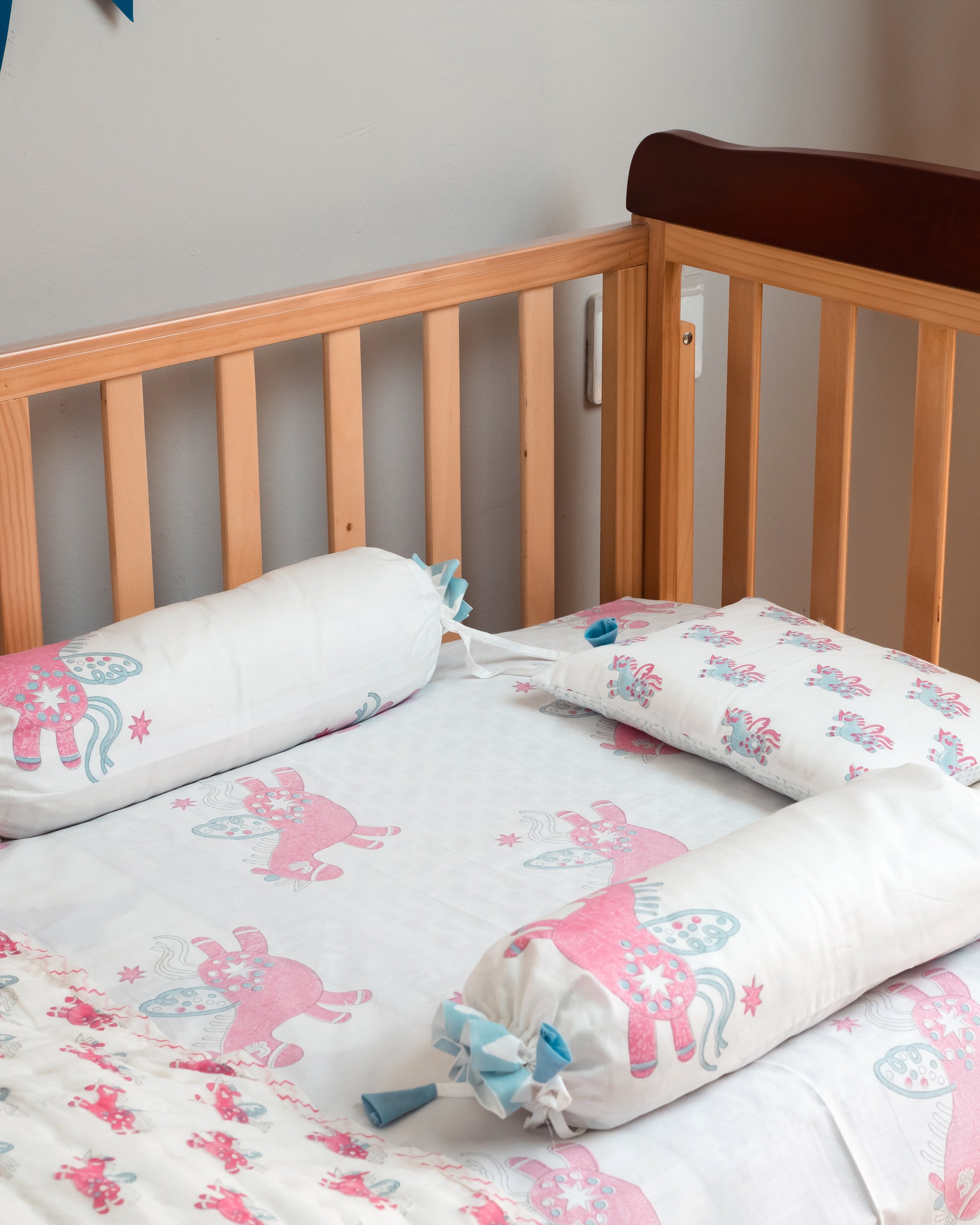 Magical Unicorn Pillow & Bolster Set