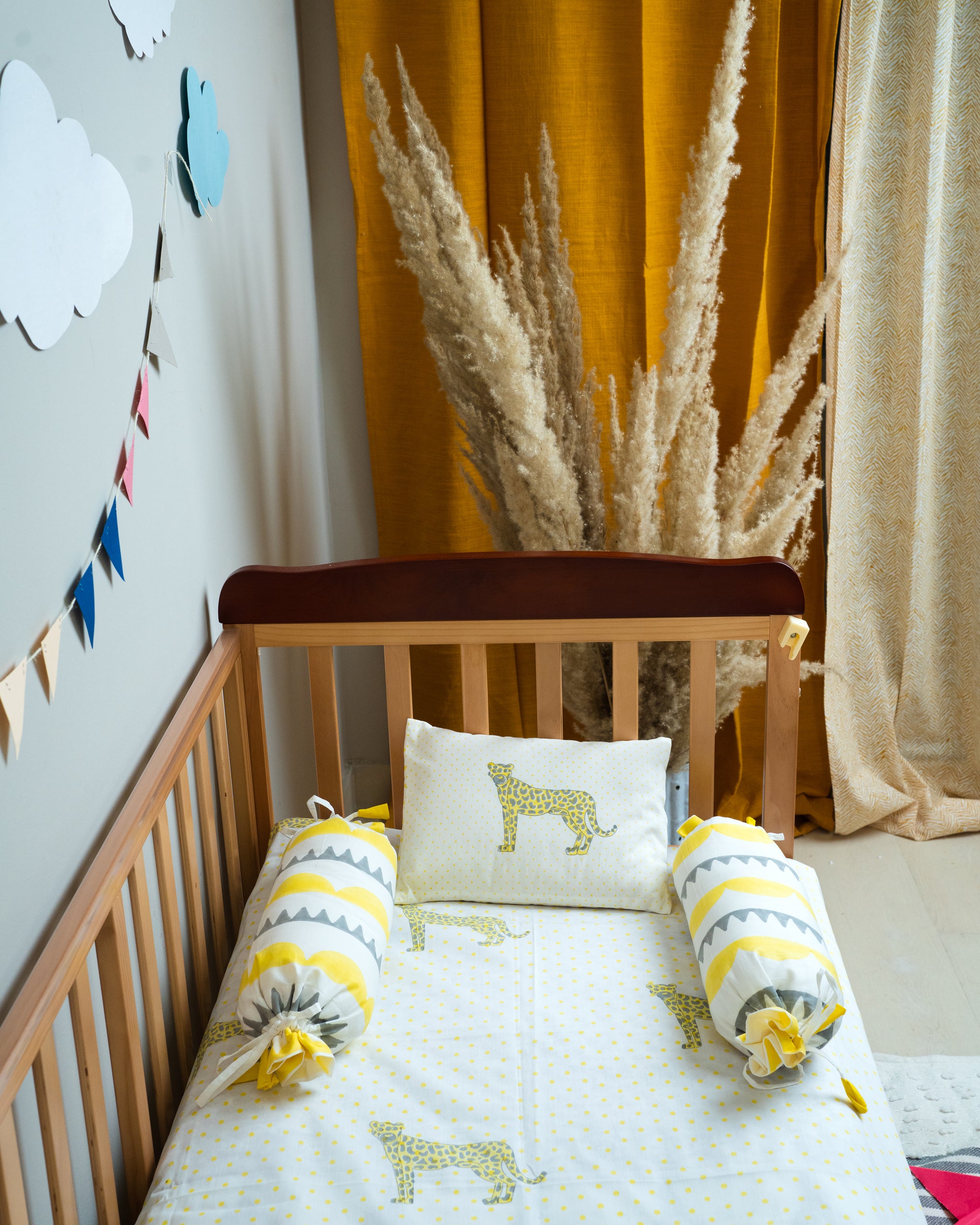 Safari Baghera Pillow & Bolster Set