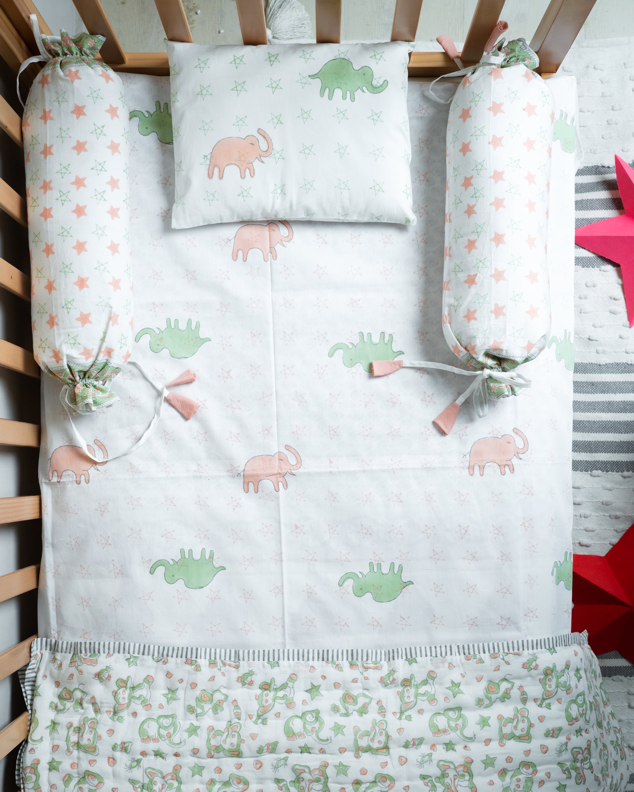 Tiny Elephant Chota Hathi Quilt