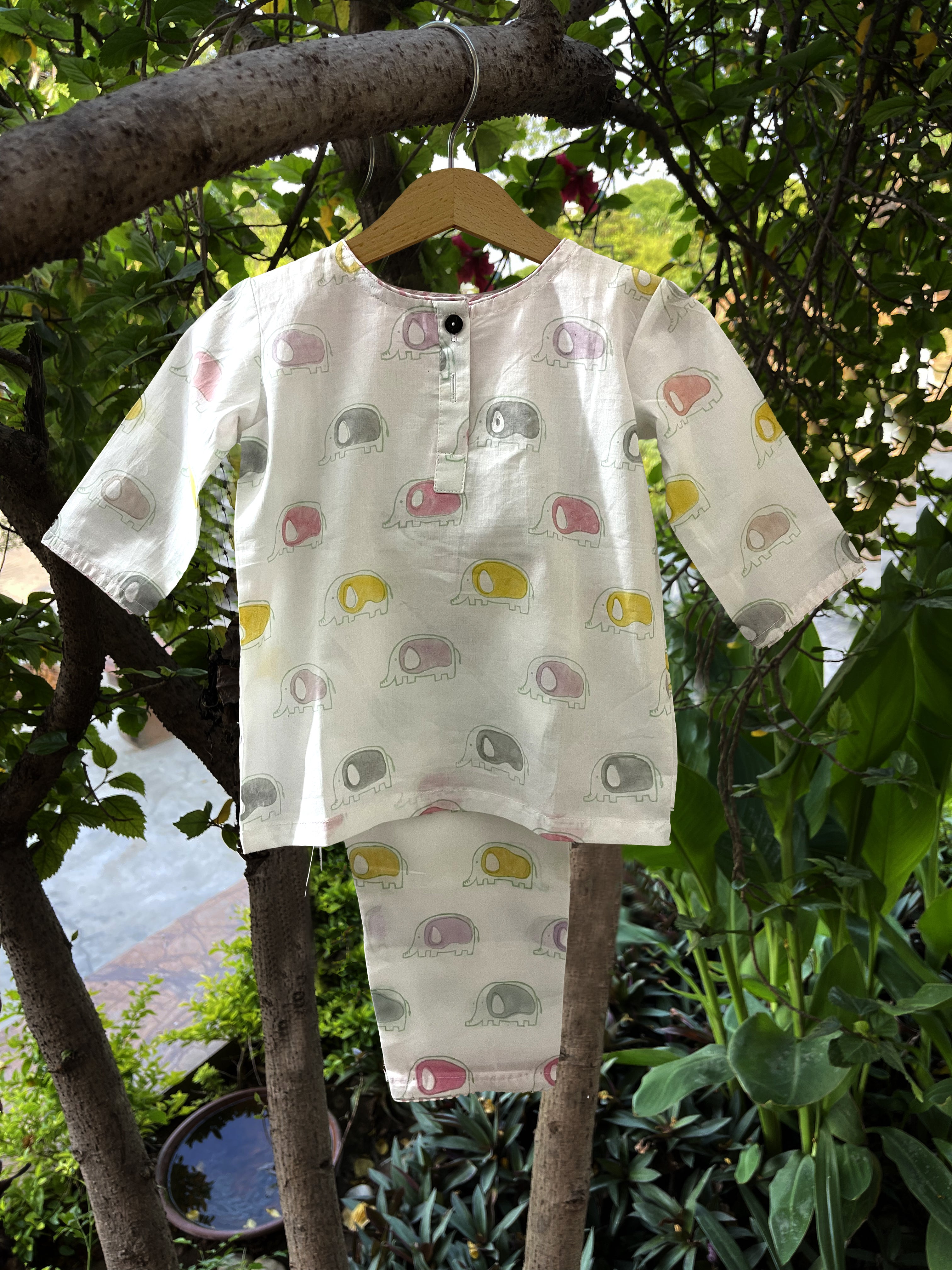 Casual kid wear with Majestic Elephant Print