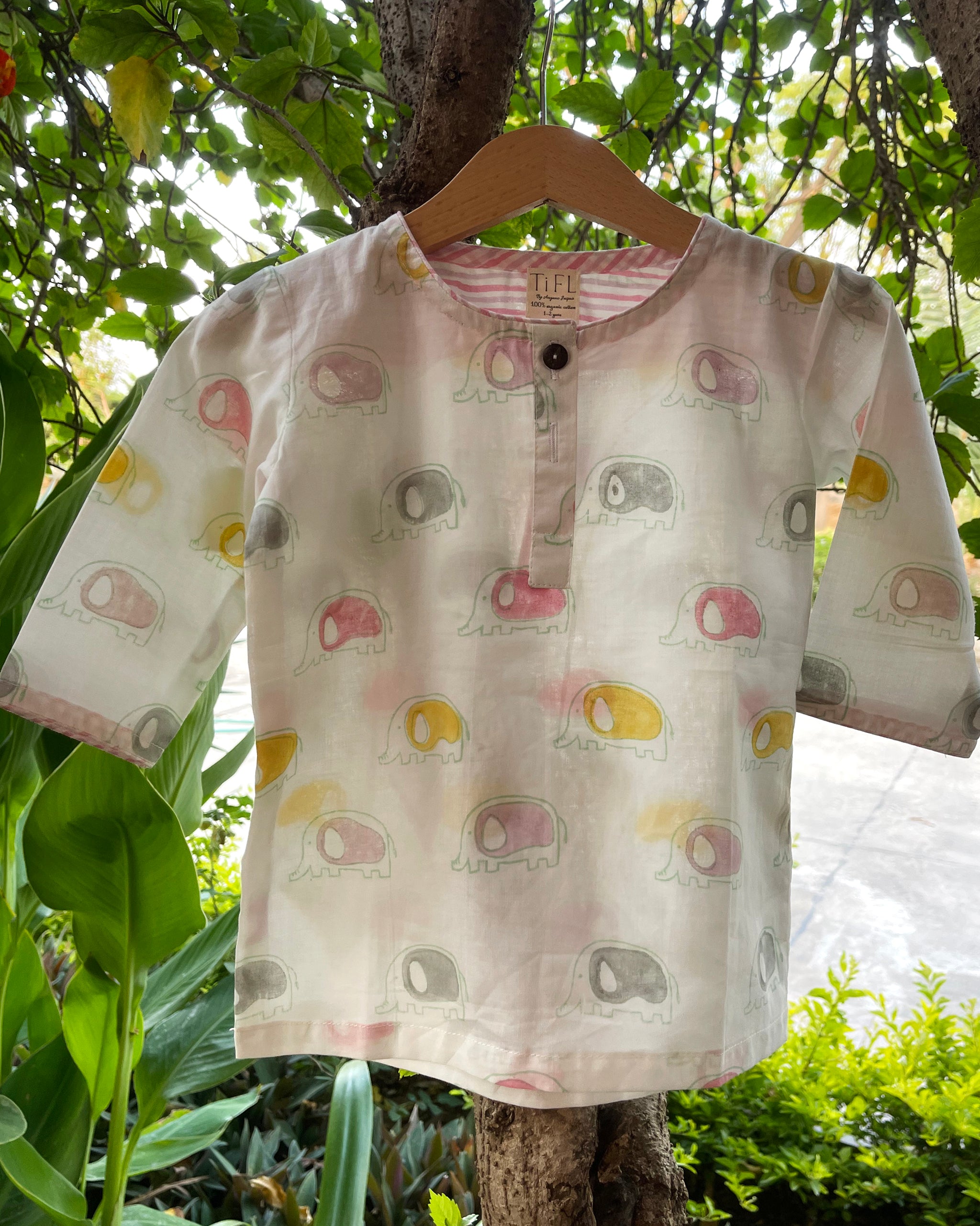 Casual kid wear with Majestic Elephant Print